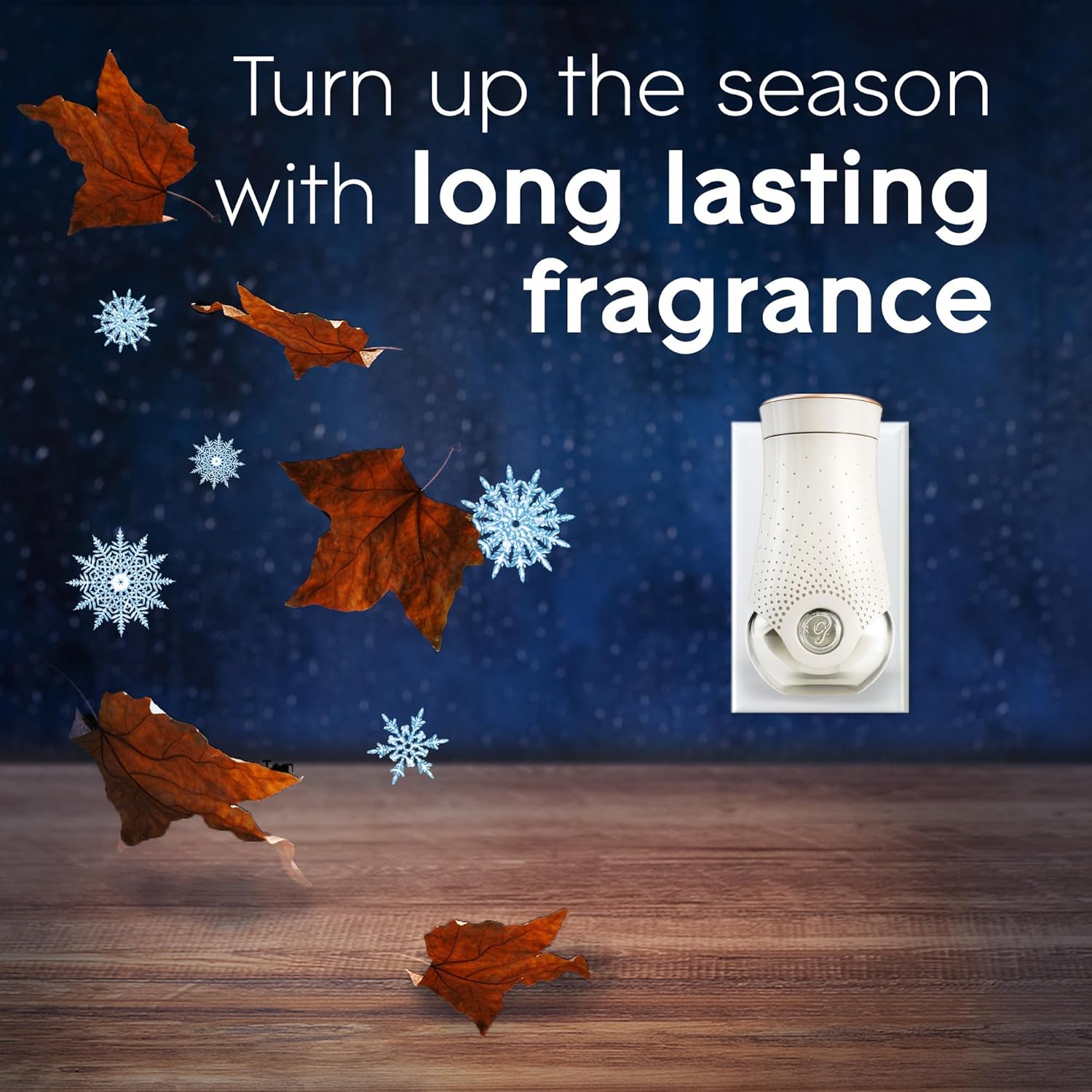 Glade PlugIns – Recambios de ambientador, aceites esenciales y perfumados para el hogar y el baño, Fall Night Long + Starlight & Snowflakes Mix