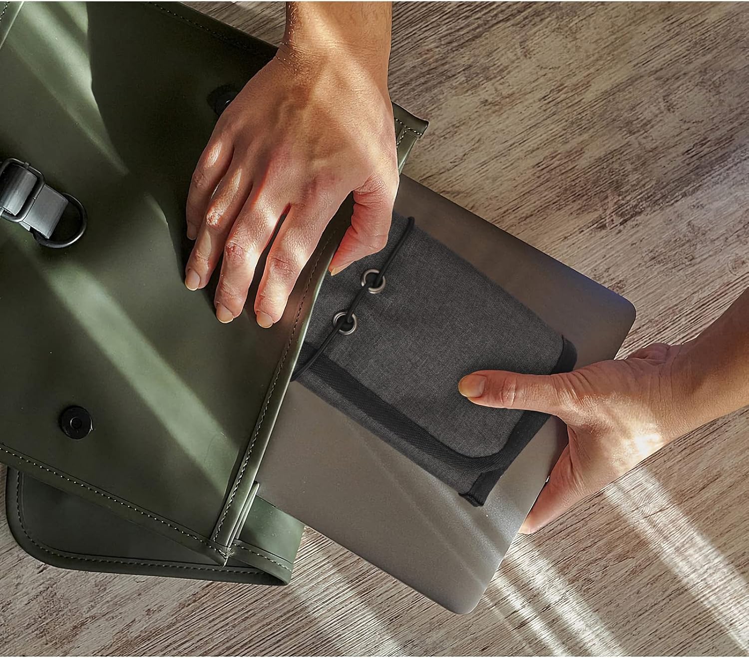 Organizador electrónico de accesorios, impermeable, portátil, bolsa de almacenamiento digital, organizador de cables de viaje, bolsa de transporte