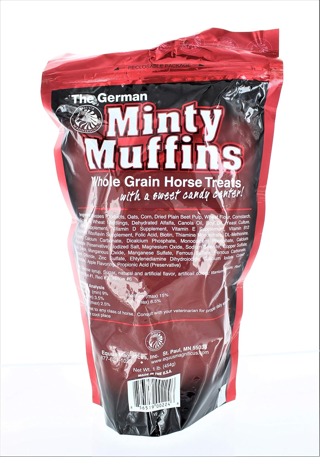 011-10020013 Mint The German Minty Muffins All Natural Horse Treat, 1 libra (el embalaje puede variar)