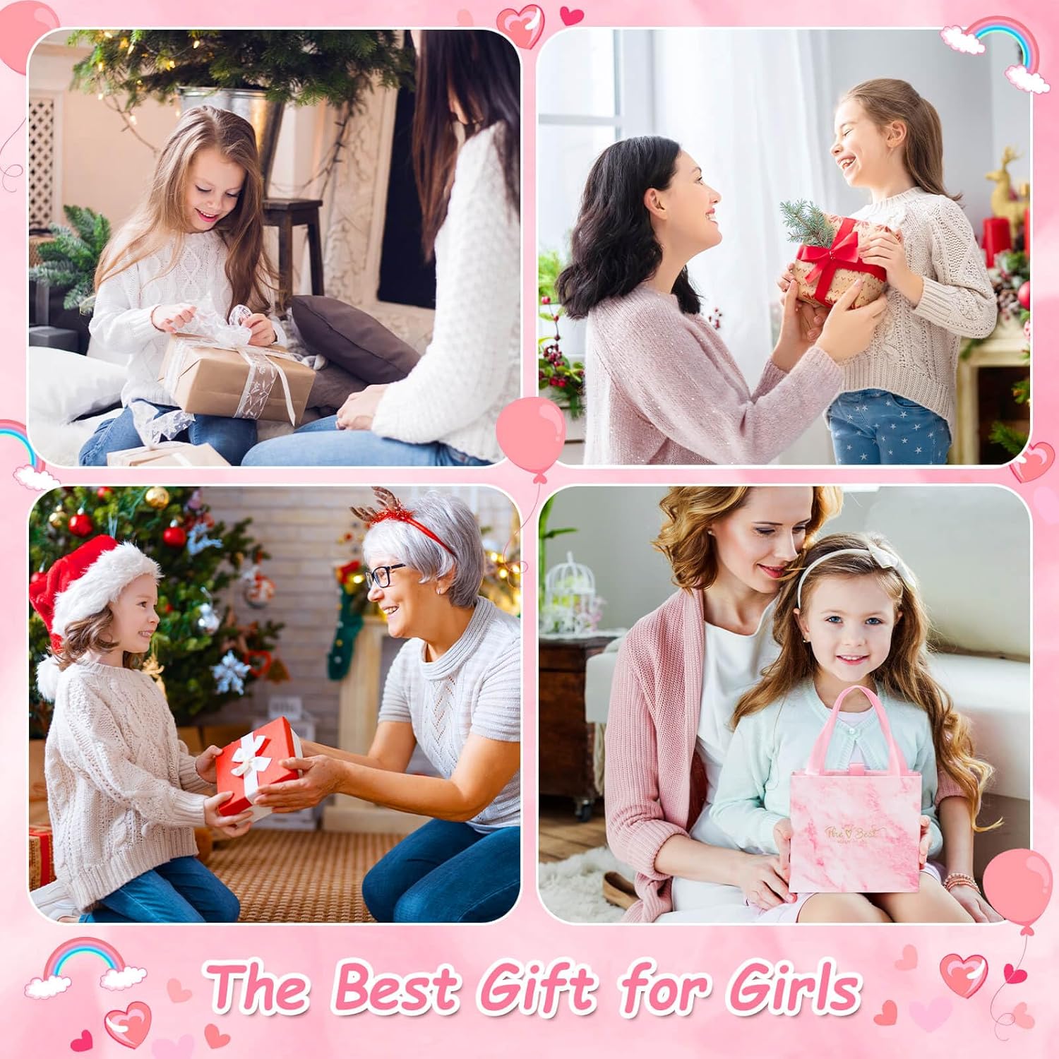 Thrilez Kit de fabricación de joyas para niñas, kit de fabricación de pulseras con dijes para adolescentes, regalos de manualidades y manualidades