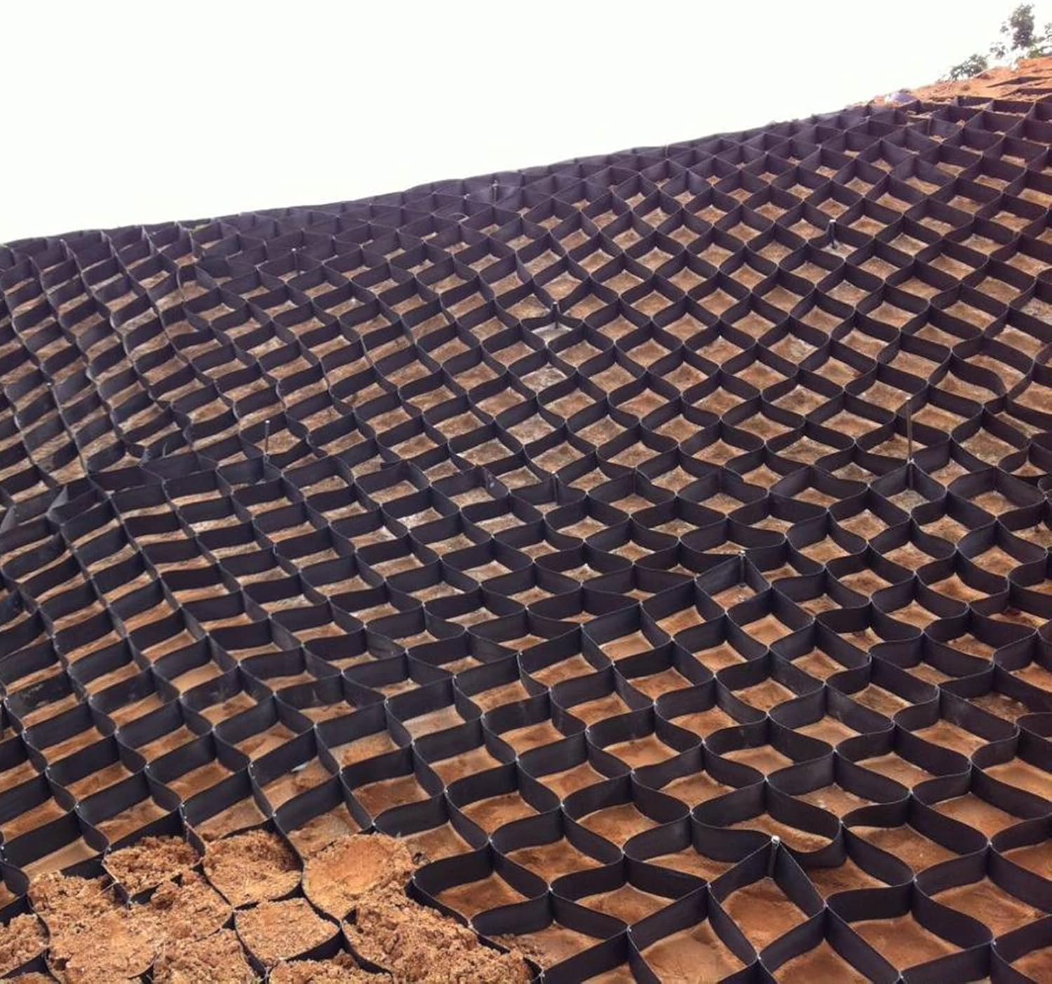 Rejillas de control de barro para exteriores, patio, caravana, entrada, ganado, adoquines, pavimentadores permeables para cama de carretera, arroyo,