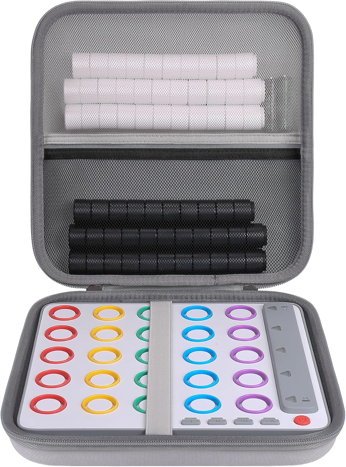 Aenllosi Funda rígida de almacenamiento compatible con GiiKER Smart Four 3D AI 4 in a Row Game, organizador protector para juegos de mesa de