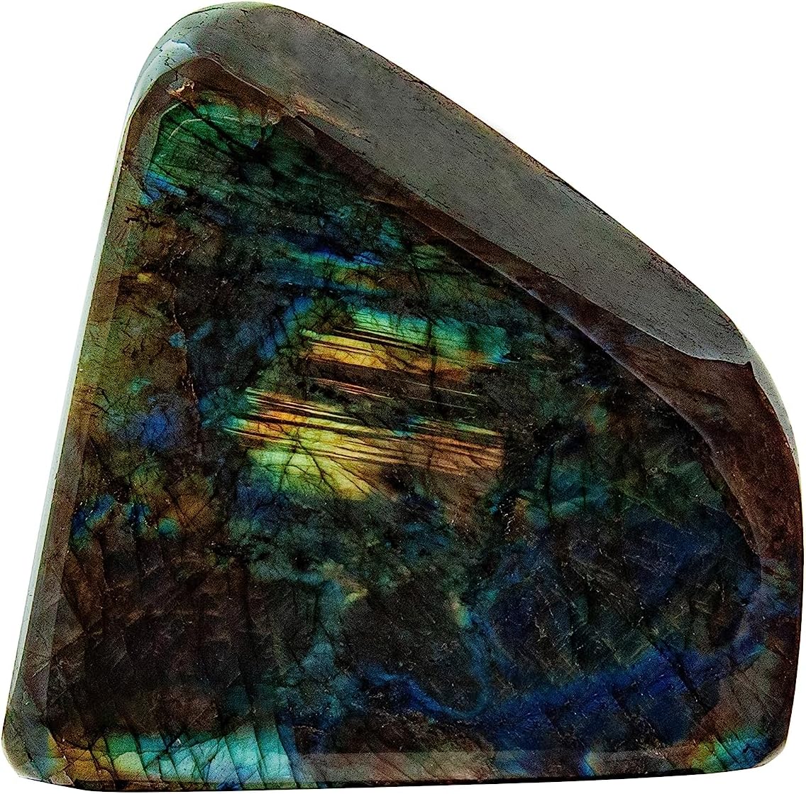 Mineralist Colección, forma libre pulida de labradorita, cristales curativos naturales, piedras preciosas para espiritual, reiki, yoga, meditación,
