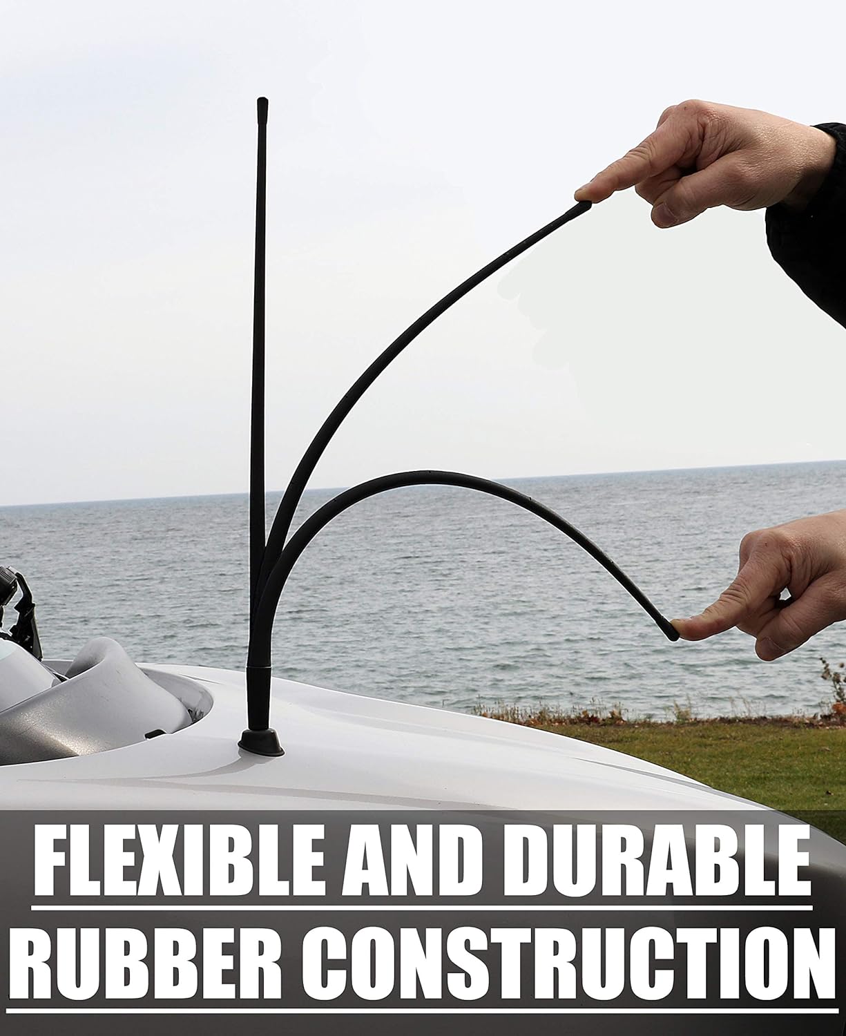 AntennaMastsRus – Antenas compatibles con Toyota Tundra 2000-2020 – Antena de repuesto, Negro