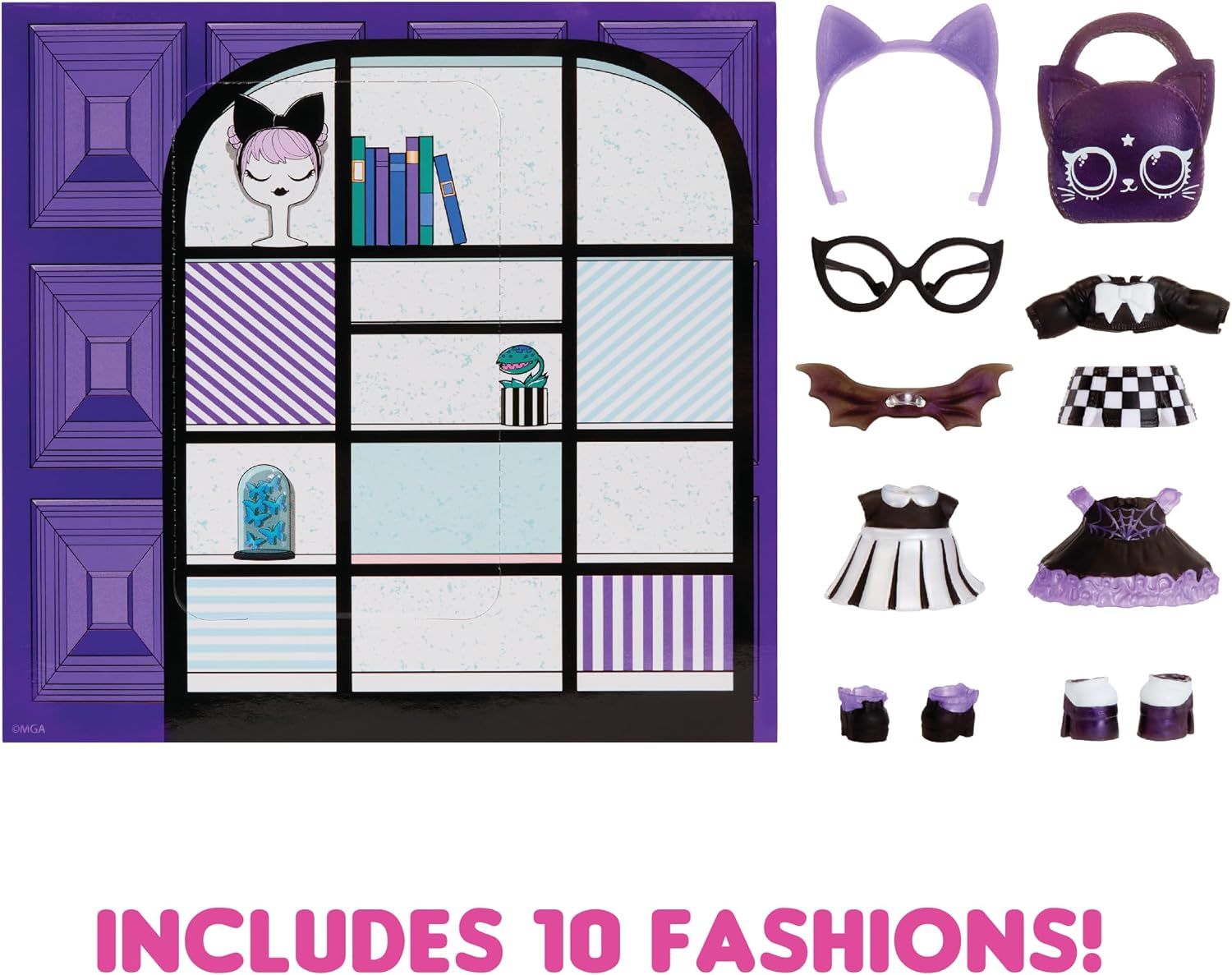 LOL Surprise Fashion Packs estilo disfraz  6 estilos únicos cada uno con (3) trajes, (2) pares de zapatos, (4) accesorios  Mezcla y combina estilos