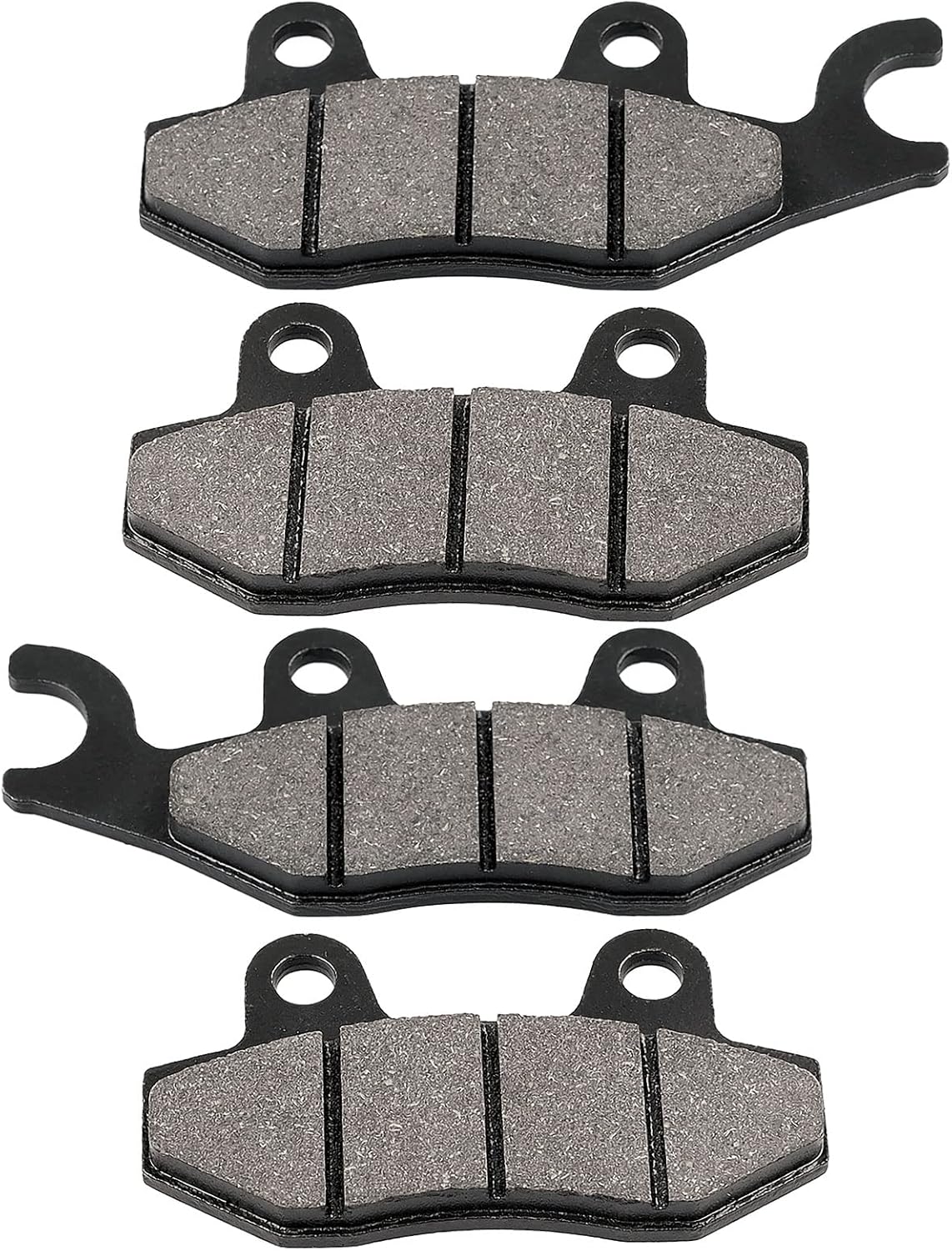 LOCOPOW Pastillas de freno para Kawasaki Teryx 4 800 750 2008-2023 Brute Force 650 750 2005-2023 Bayou 300 400 1989-2005 Mule Pro 820 1000 2015-2023
