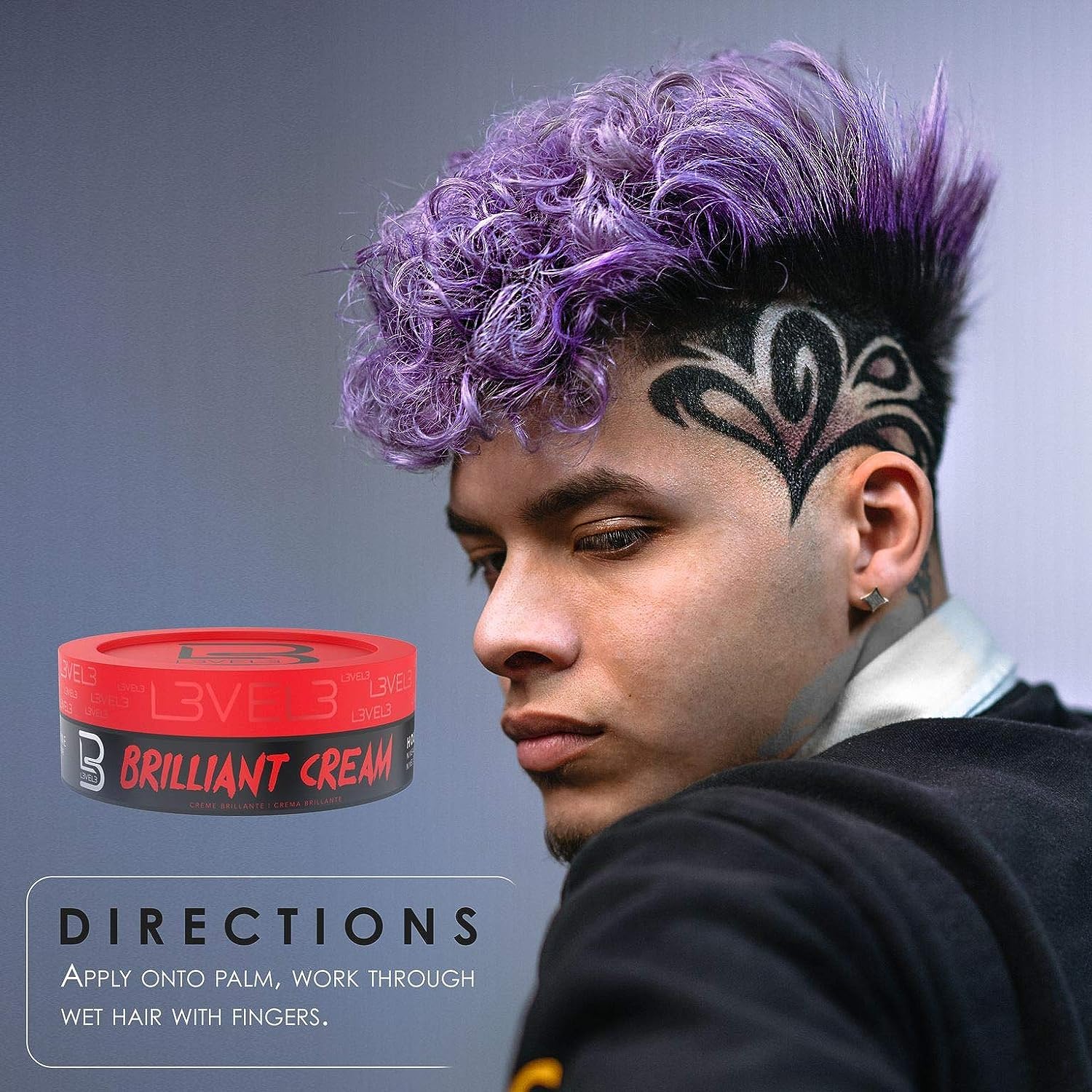 L3 Crema brillante de nivel 3  Mejora la textura y el brillo del cabello  Proporciona un aspecto natural de peinado hidrata tu cabello  Crema para