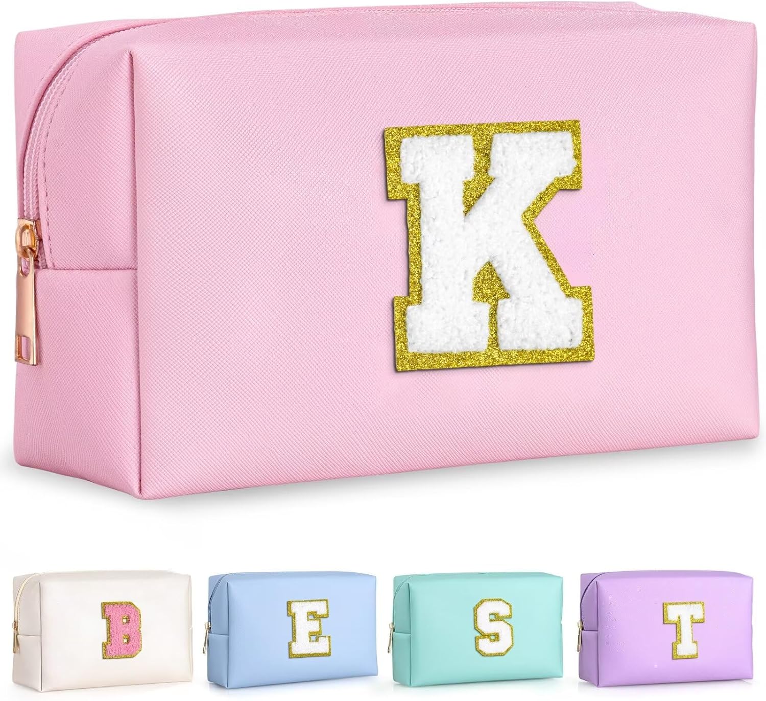 Bolsa de maquillaje para mujer, Rosado, K