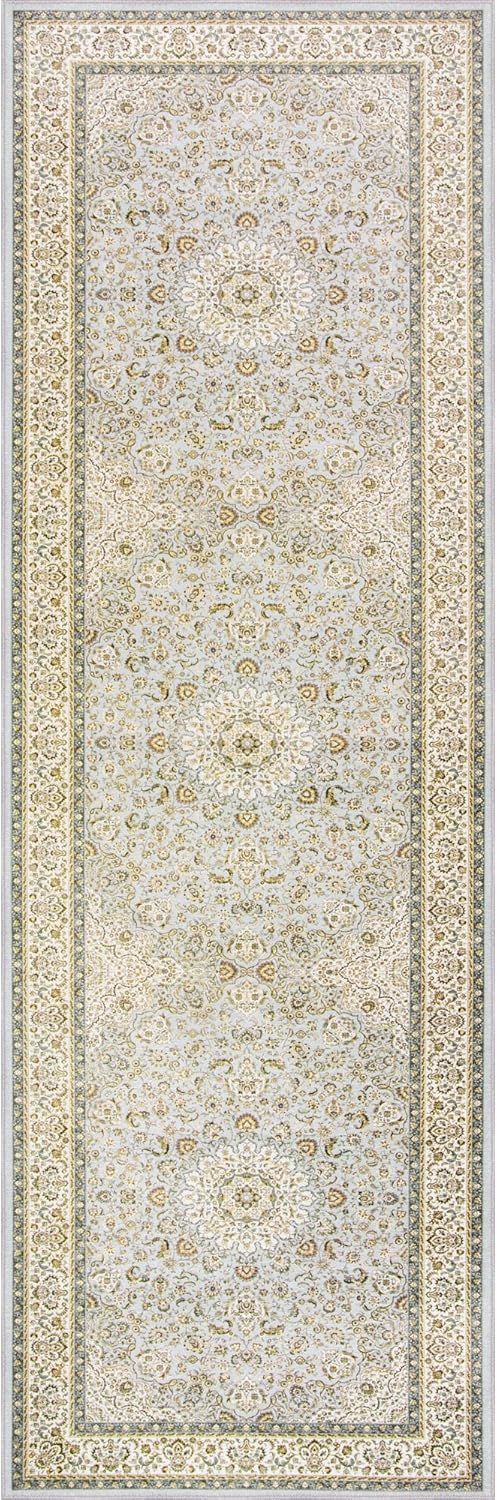 Alfombra lavable de 2’6″x8′ Alfombra lavable a máquina, suave, antideslizante, no desprende pelo, para pasillos, cocina, suelo, lavandería,