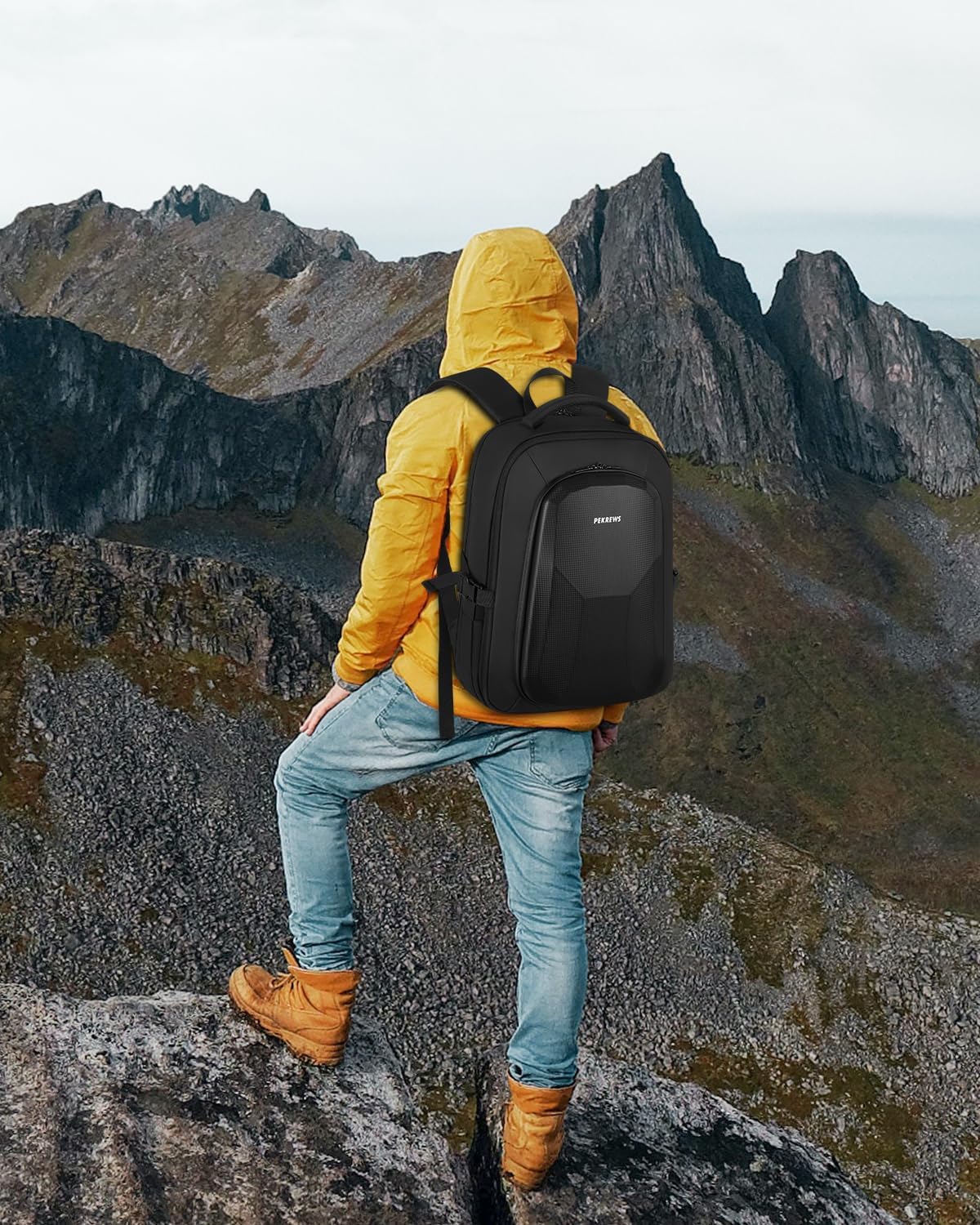 PEKREWS Mini 3  Mini 3 Pro, funda rígida impermeable, portátil, bolsa de viaje grande para dron, mochila compatible con DJI Mini 3 Pro con