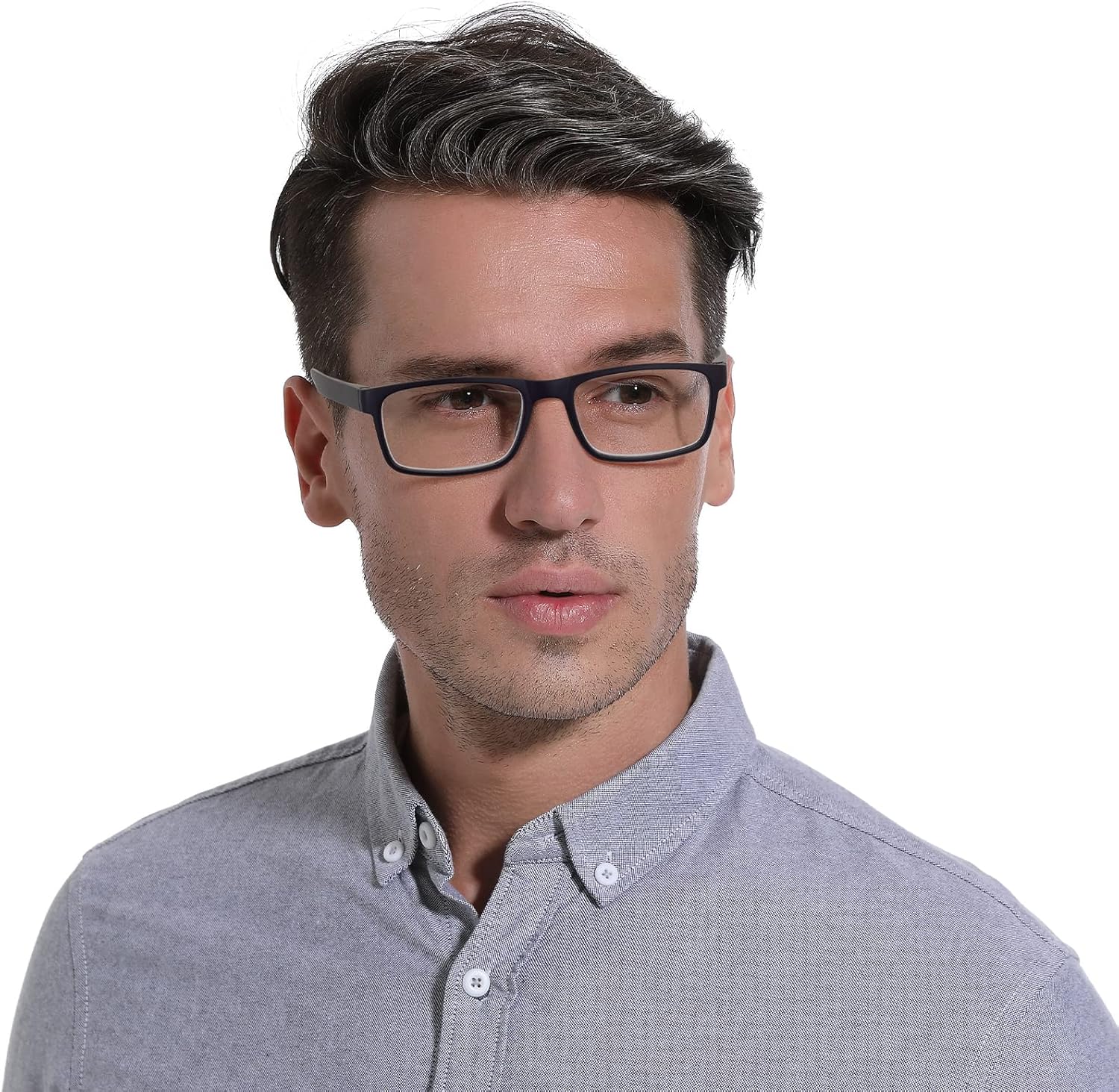 Muchos tipos de lentes de lectura para hombres y mujeres, lector de bisagra de resorte, bloqueo de luz azul o lente transparente para S___