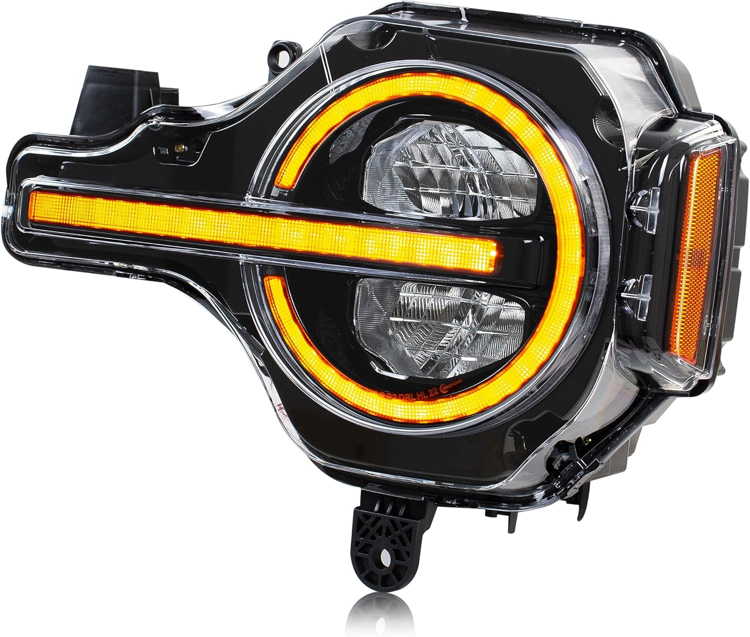 inginuity time Faros delanteros LED para Ford Bronco 2021 2022 2023 Animación de inicio de señal secuencial Conjunto de lámparas delanteras
