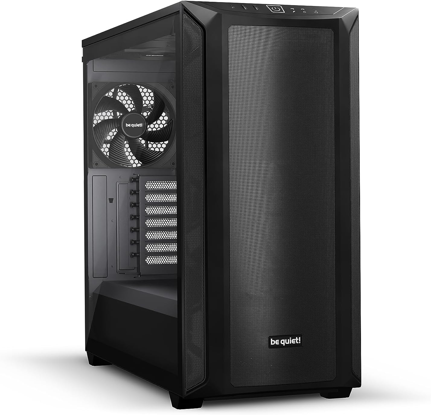 be quiet! Shadow Base 800 – Funda para juegos de PC de torre media – Radiadores de 16.535 in o placas base E-ATX Soporte – Negro – BGW60