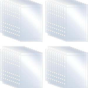 40 bolsillos A6 para carpeta, insertos de plástico transparente para fotos de tarjetas de crédito, fundas protectoras de hojas de presupuesto con 6 40 bolsillos A6 para carpeta, insertos de plástico transparente para fotos de tarjetas de crédito, fundas protectoras de hojas de presupuesto con 6