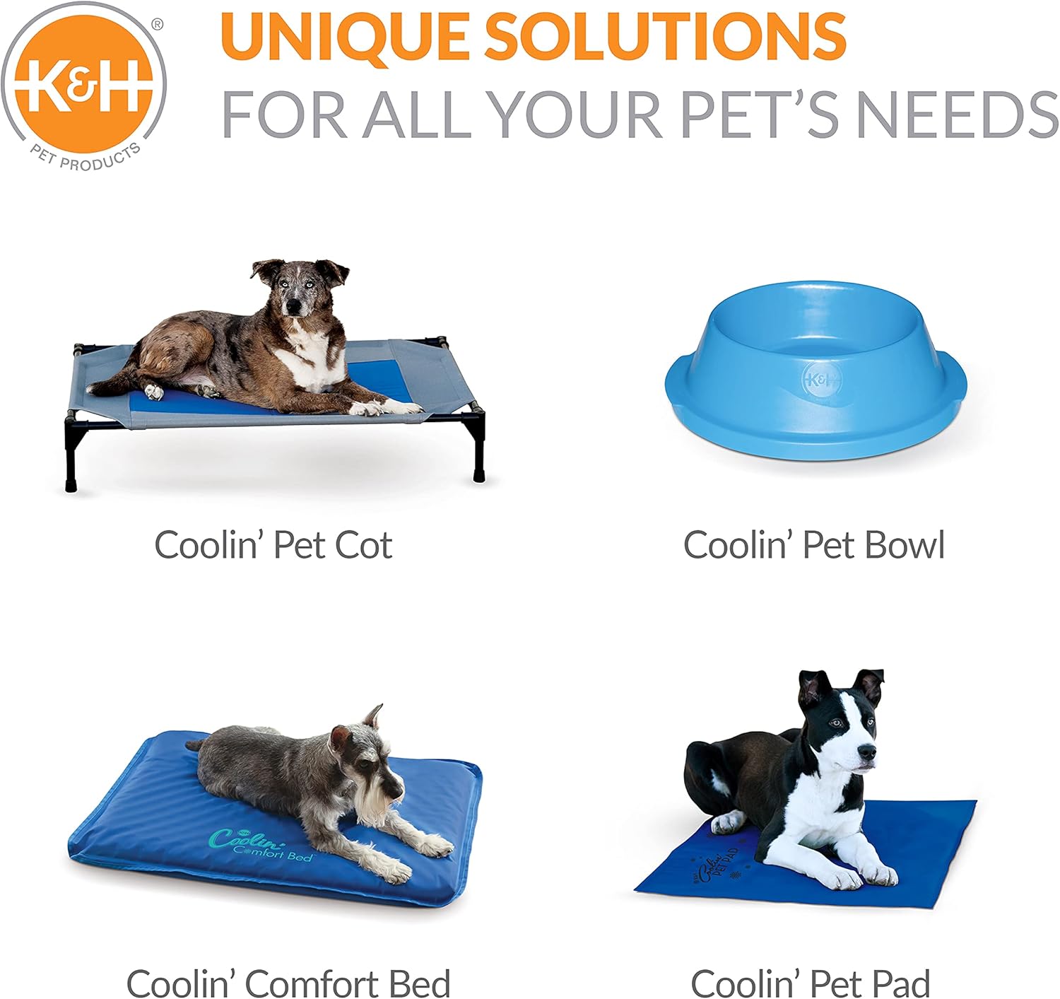 K&H Pet Products Piscina para perros y mascotas – Toldo de baño para mascotas (se vende por separado), color gris, mediano, 25 x 32 pulgadas