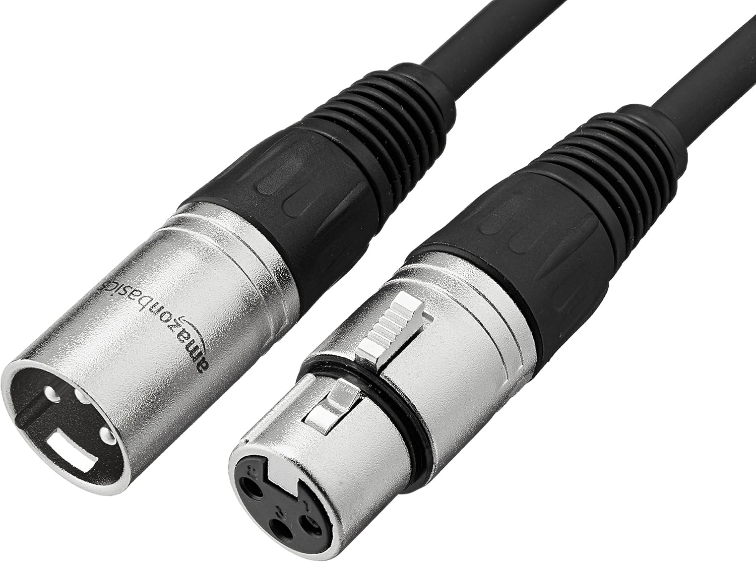 Pyle Soporte de micrófono resistente, altura ajustable de 51.2 a 78.75 pulgadas de alto y cable de micrófono Tienda Basics XLR macho a hembra, 10