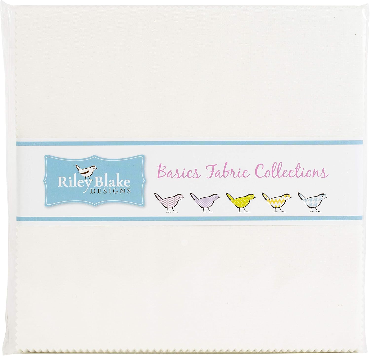 RILEY BLAKE DESIGNS Paquete de apilador de 10 pulgadas, color blanco roto