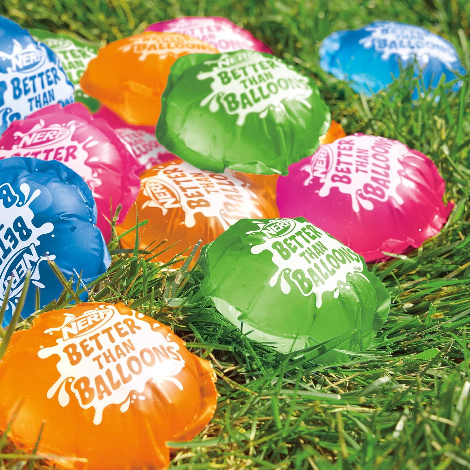 NERF Juguetes de agua Better Than Balloons, 228 cápsulas, fácil de limpiar 1 pieza, muchas formas de jugar, diversión acuática en el patio trasero,
