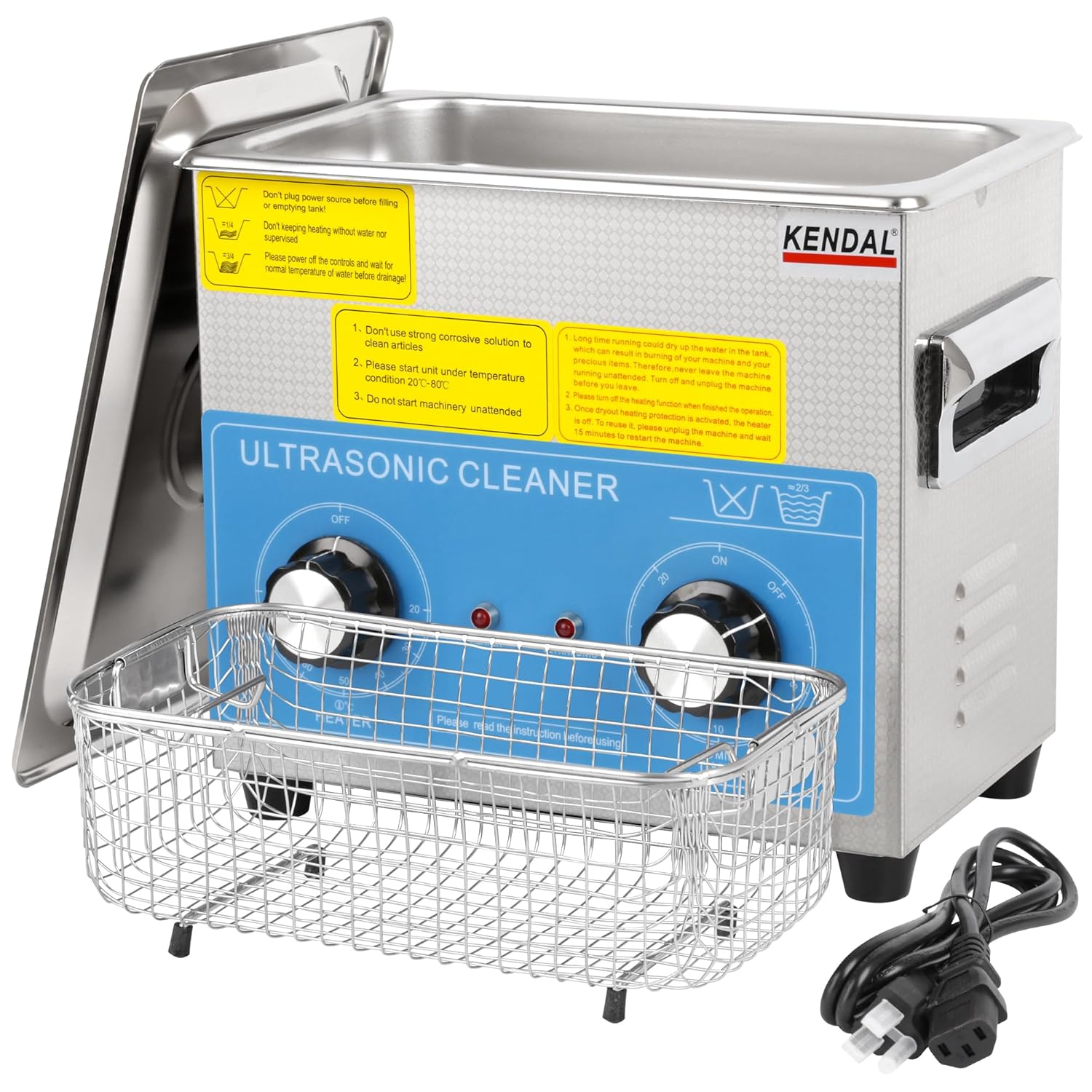 Kendal Grado comercial 220 vatios 3 litros limpiador ultrasónico HB-23MHT