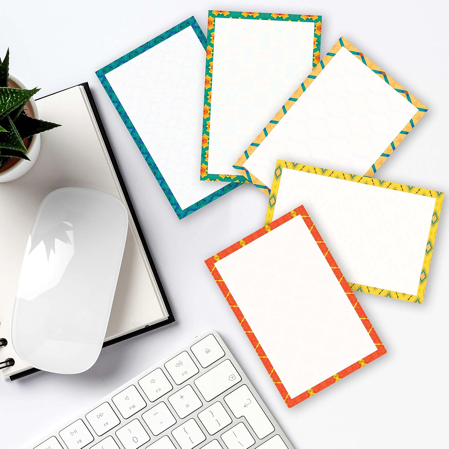 Debra Dale Designs – Fichas decorativas inspiradas en la frontera  4 x 6  Cartulina de índice premium 140#  50 tarjetas