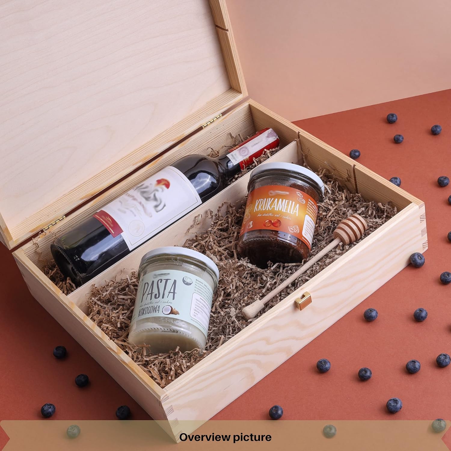 Caja de madera de vino sin pintar para almacenamiento de regalo, 3 botellas, 13.81 x 11.81 x 3.93 pulgadas, soporte de madera natural, caja de lujo