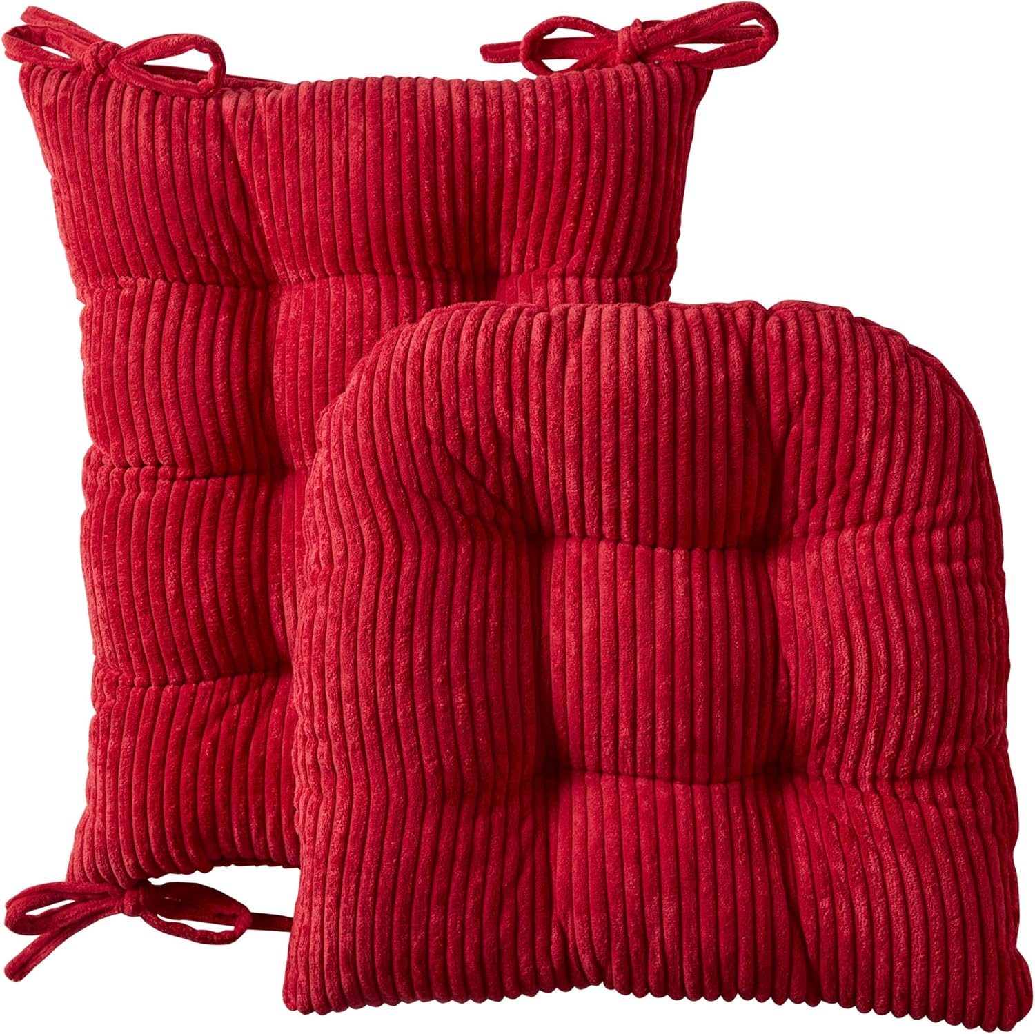 Sweet Home Collection Juego de cojines para silla mecedora de primera calidad, antideslizantes, parte superior e inferior con lazos, 1 unidad