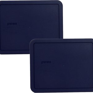 Pyrex Bundle – 2 Artículos 7212-PC Blue 11-Cup Dark Blue Tapas de almacenamiento de alimentos de plástico hechas en los Estados Unidos Pyrex Bundle – 2 Artículos 7212-PC Blue 11-Cup Dark Blue Tapas de almacenamiento de alimentos de plástico hechas en los Estados Unidos