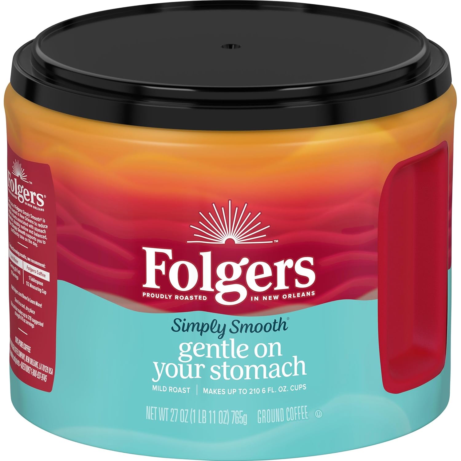 Folgers Classic Roast – Cristales de café instantáneo, 12 onzas (paquete de 1)
