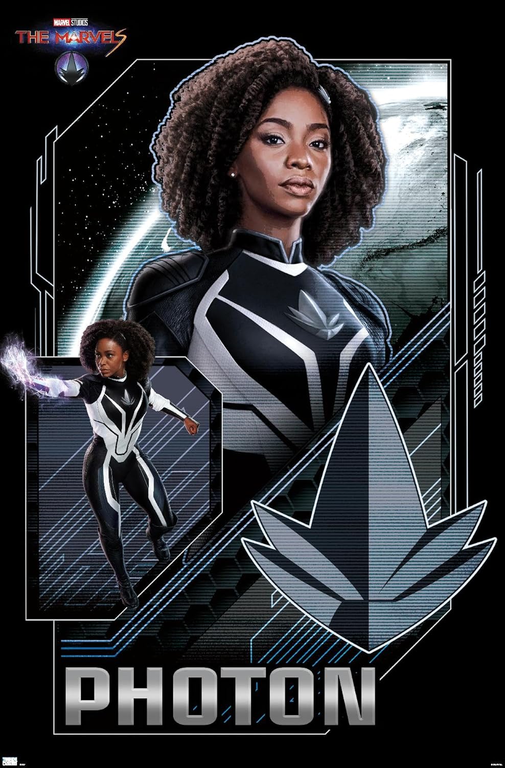 Trends International Marvel The Marvels – Póster de pared con fotones, 14.72 x 22.37 pulgadas, versión premium sin marco