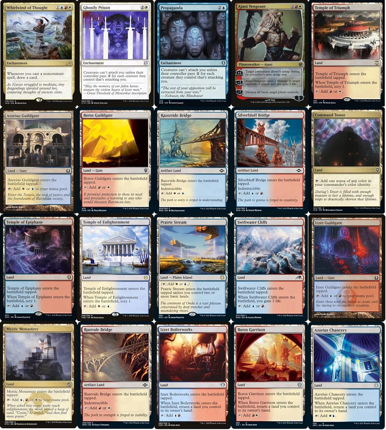 Elite Commander Land Destruction Deck - Jeskai - Rojo azul blanco - EDH - Numot, The Devastator - 100 cartas - Custom Magic The Gathering Deck - Muy - Imagen 7
