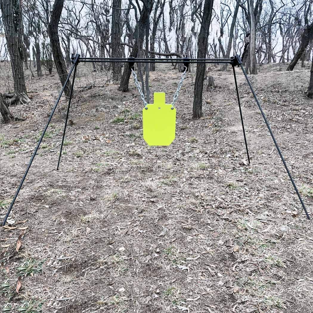 Highwild Kit de montaje de soporte de objetivo de refuerzo – para objetivos de tiro de acero AR500 juego completo colgante