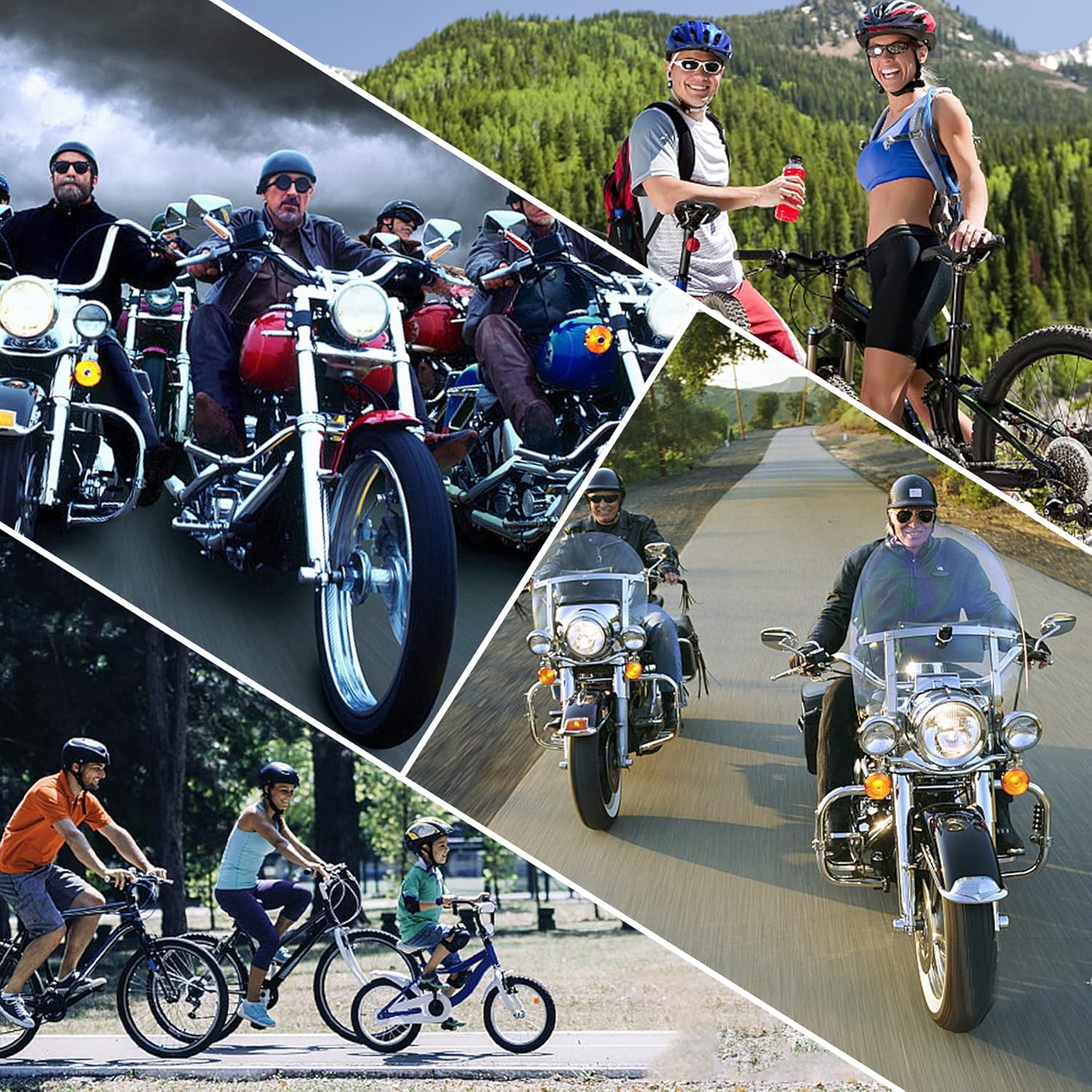 BOROLA Máscara de cara fea a prueba de arena con lente polarizada para motocicleta Off-Road Riding Cómic Role Cos máscara