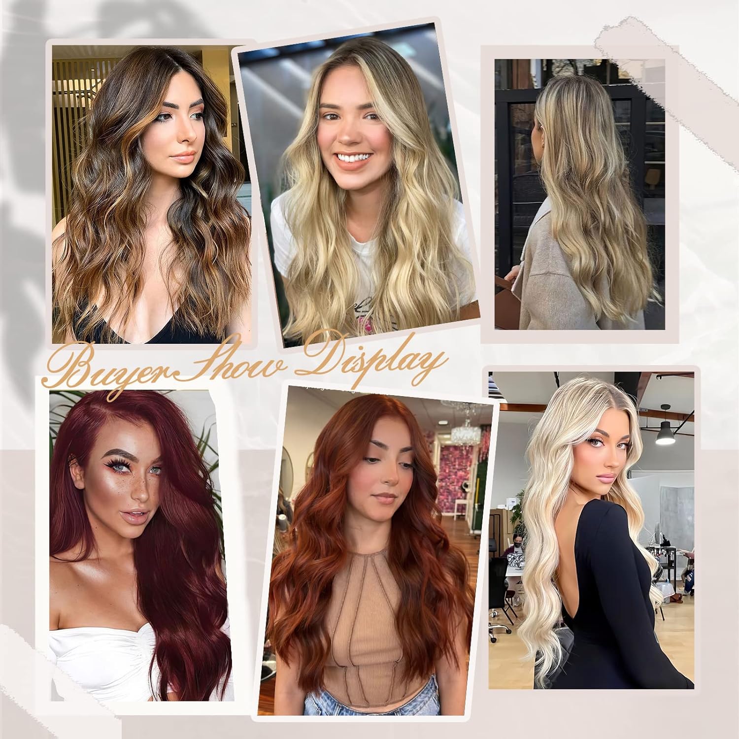 Extensión de cabello de alambre invisible con clips de seguridad, extensiones secretas de 20 pulgadas para mujer, extensiones onduladas sintéticas