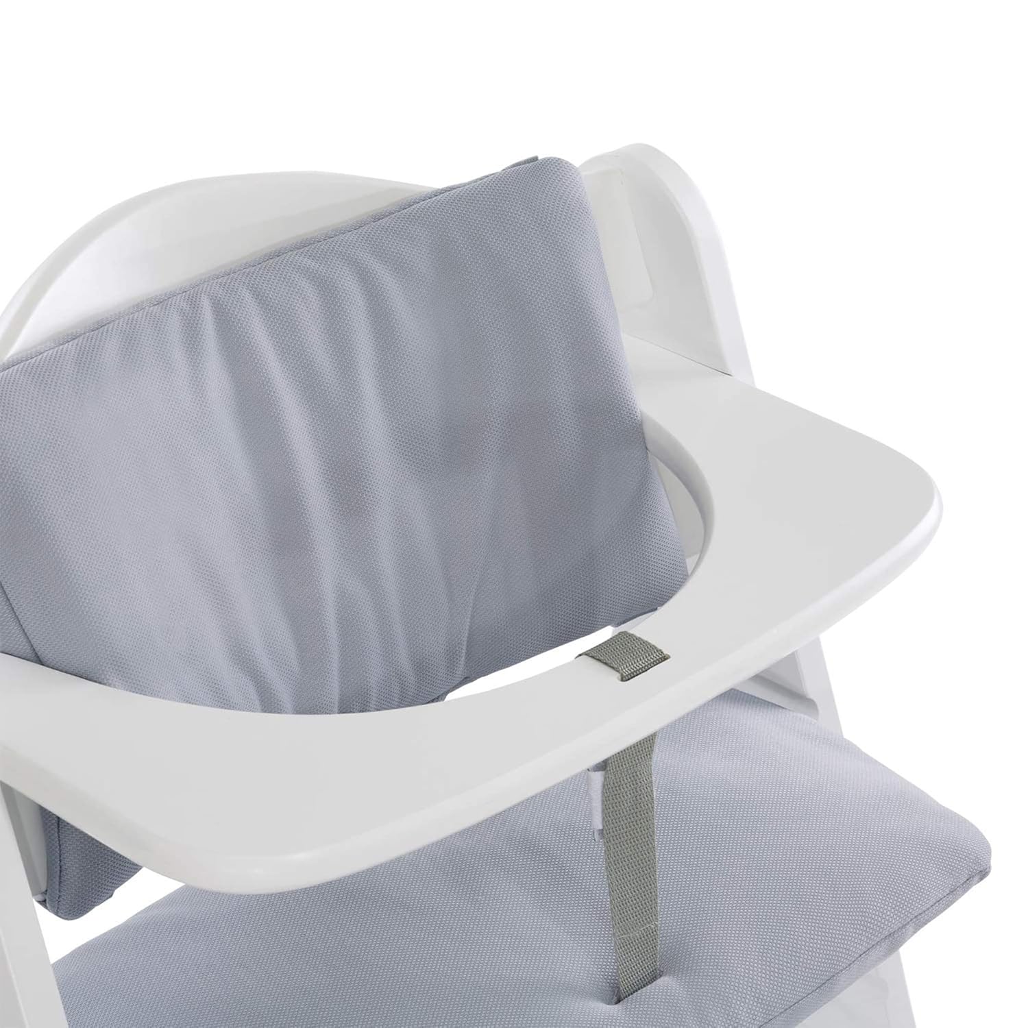 hauck Bandeja de comida para silla alta para silla alta alfa y beta con almohadilla de cojín, bandeja para silla de bebé con soporte para tazas,
