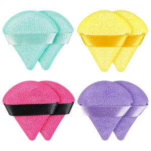 8 piezas triángulo polvo soplo cara triángulo suave maquillaje Puff terciopelo cosmética base licuadora esponja belleza maquillaje herramientas 8 piezas triángulo polvo soplo cara triángulo suave maquillaje Puff terciopelo cosmética base licuadora esponja belleza maquillaje herramientas