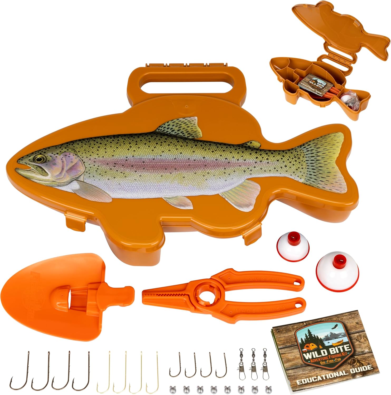 Flambeau Outdoors Kit de caja de aparejos de pesca Wild Bite