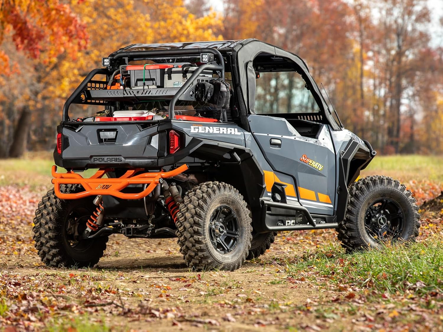 SuperATV Sport – Barra de accesorios para Polaris General 1000 2016+  Polaris General 4 2017+  Tubo de acero de 1.8 pulgadas  Puntos de montaje OEM
