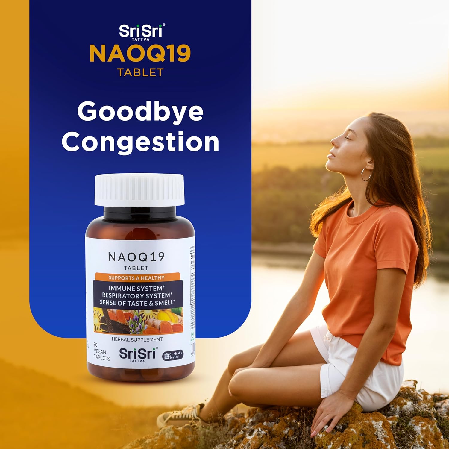 SRI SRI TATTVA Suplemento de inmunidad NAOQ19 con Ashwagandha, regaliz, andrographis, cúrcuma – Suplementos herbales ayurveda para apoyo