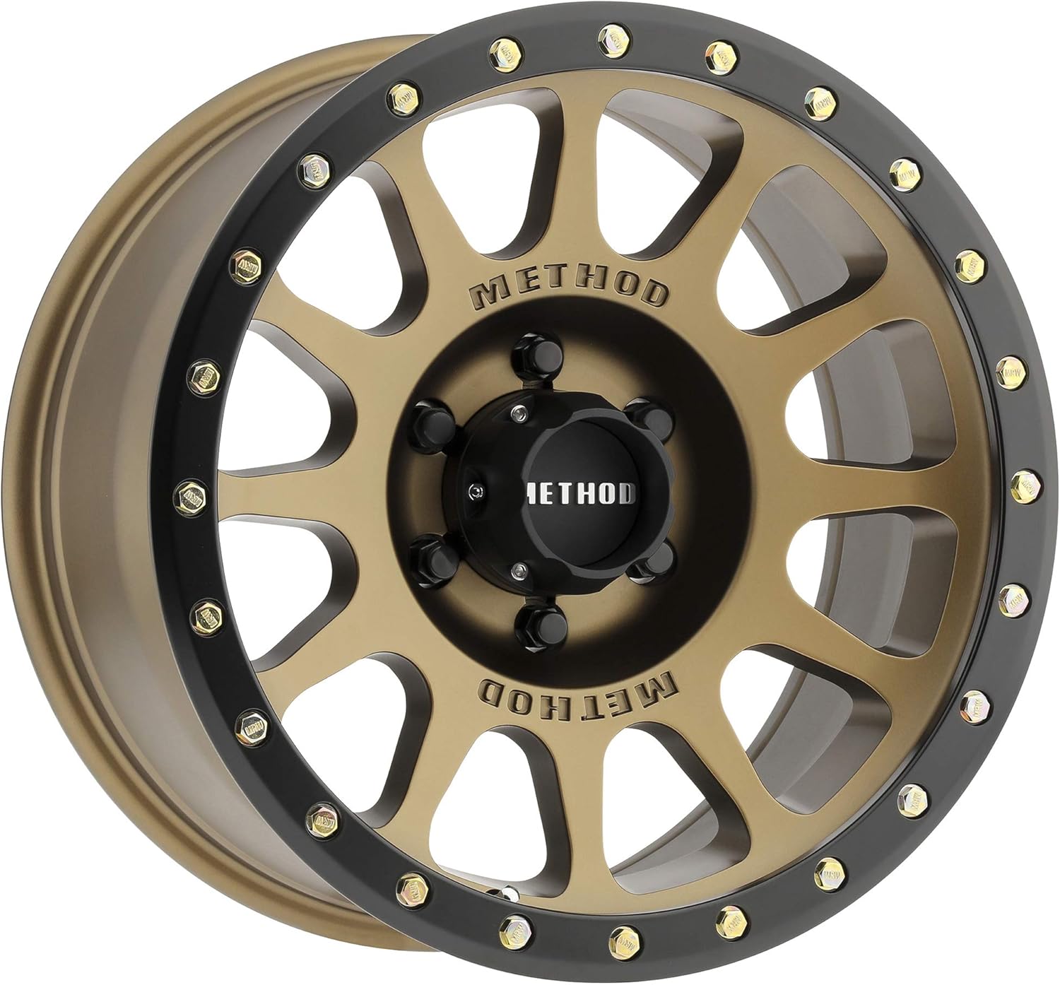 Method Race Wheels 305 NVStreet Loc NegroBronce 17×8.5 pulgadas, 6×5.5 pulgadas, desplazamiento de 0mm, 4.75 pulgadas de eje posterior, MR30578560900