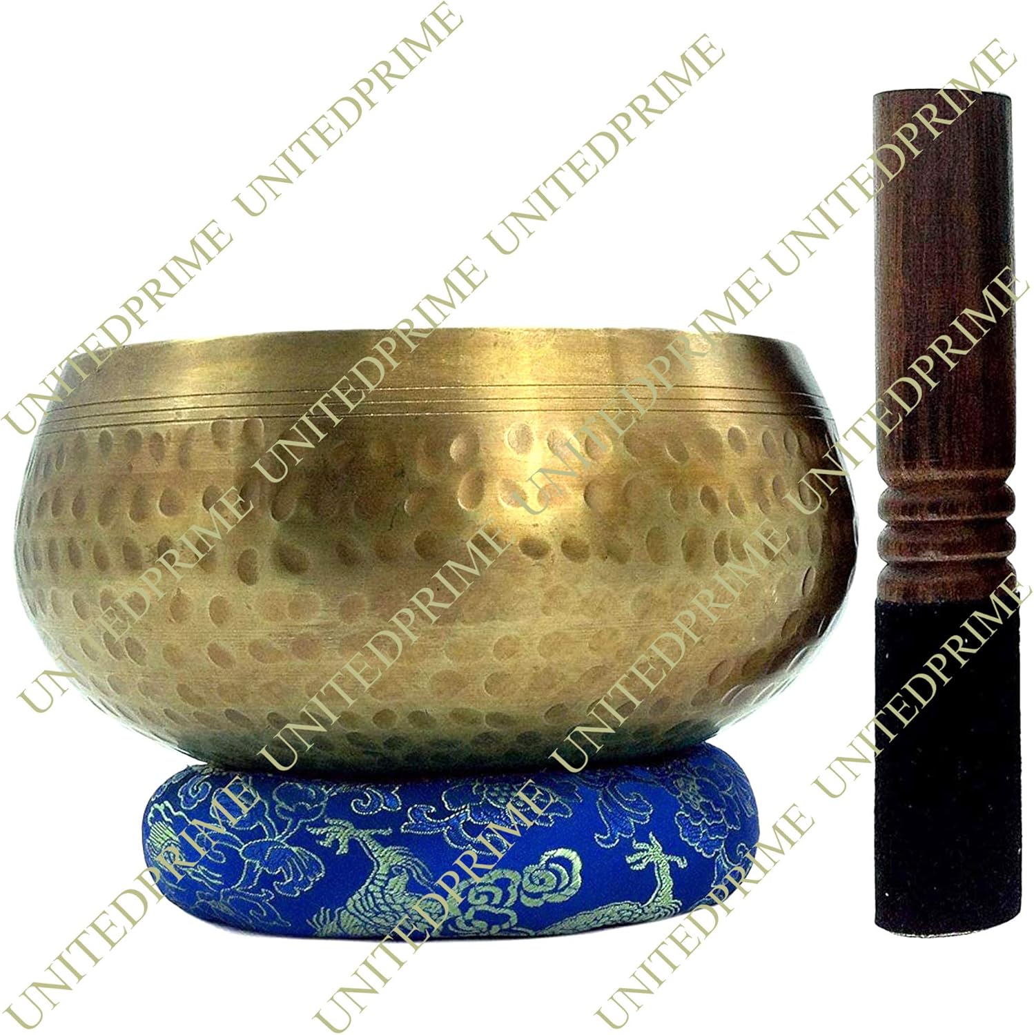 Juego de cuencos tibetanos martillados a mano de grado de meditación de 5.90 pulgadas, de calidad profesional, de 2.2 libras, con sonido tibetano,
