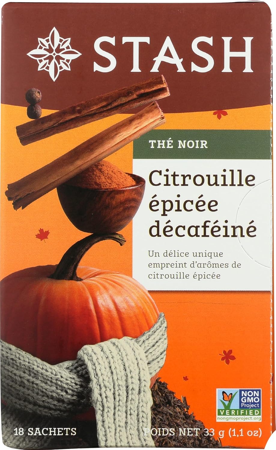 Té descafeinado Especias Calabaza – 18 – Bolsa