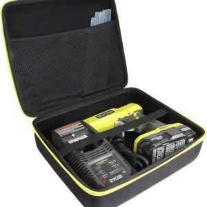 Aenllosi Estuche rígido compatible con pistola de pegamento Ryobi P305 Aenllosi Estuche rígido compatible con pistola de pegamento Ryobi P305