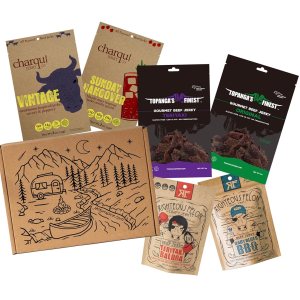 Caja de cecina artesanal (paquete de 6) Premium, lote pequeño, selección artesanal de carne cecina, alta proteína, cesta de regalo única para el Caja de cecina artesanal (paquete de 6) Premium, lote pequeño, selección artesanal de carne cecina, alta proteína, cesta de regalo única para el