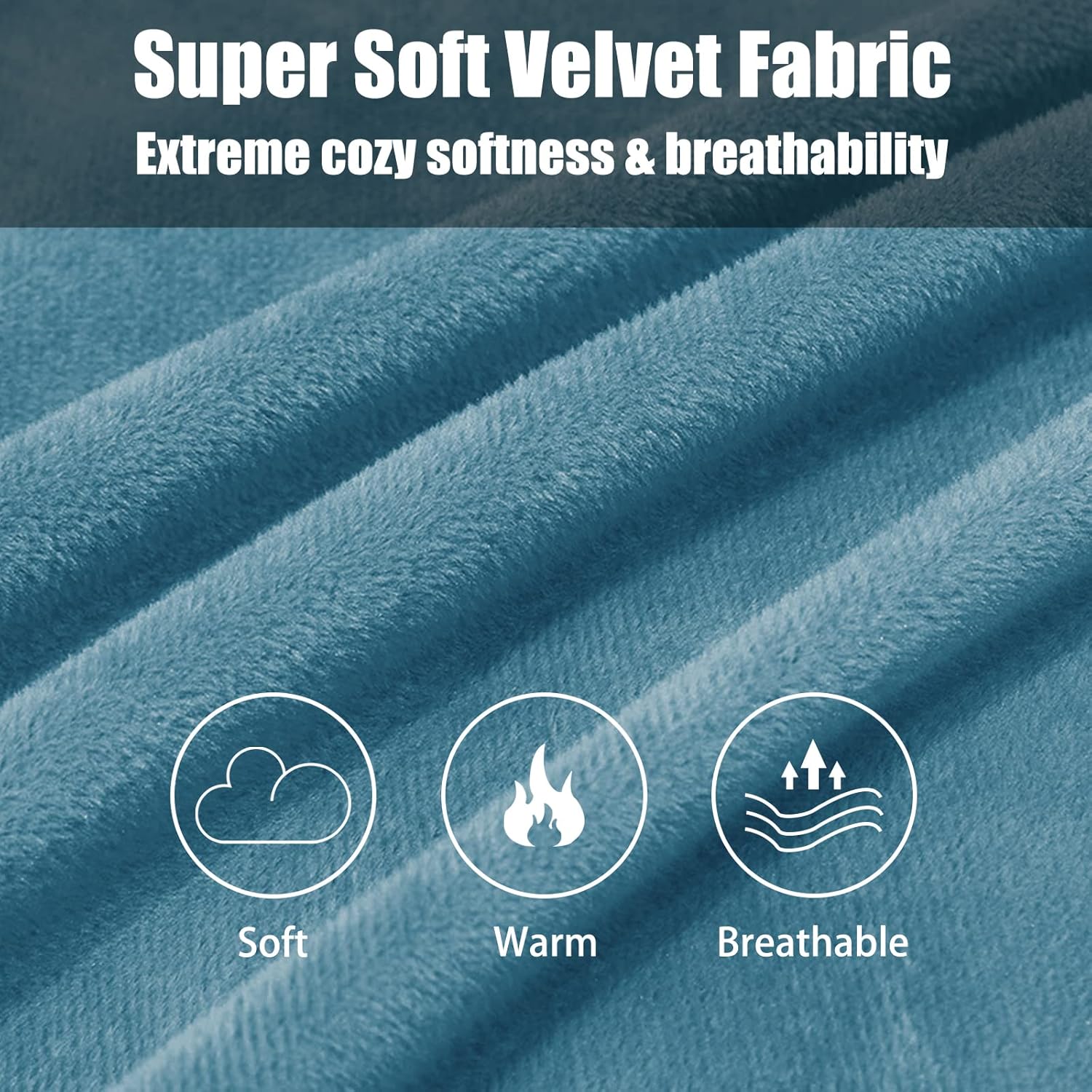 Paquete de 2 fundas de almohada estándar de terciopelo con cremallera, súper suaves y acogedoras, fundas de almohada de franela de lujo con
