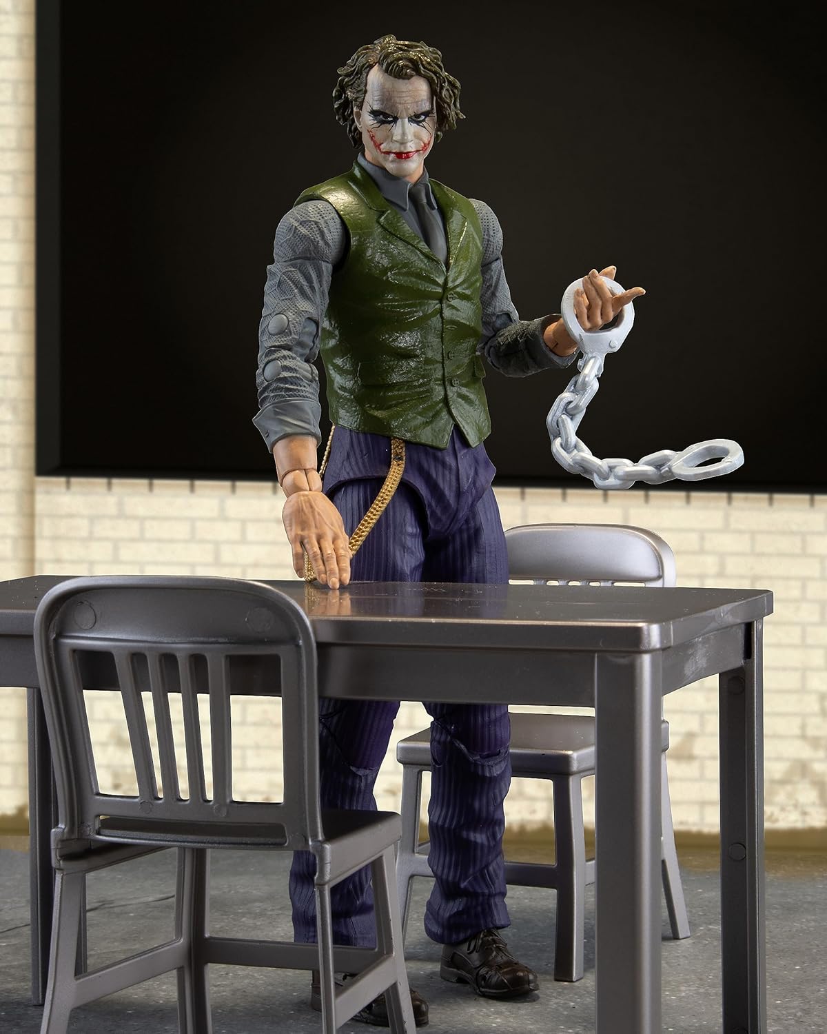 McFarlane DC The Joker in The Cell Action Figure (The Dark Knight) Multicolor TM15399