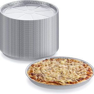 DCS Deals Paquete de 12 bandejas redondas desechables para pizza  Bandeja de pizza duradera para galletas, pasteles, focaccia y más  Tamaño 12-14″ x DCS Deals Paquete de 12 bandejas redondas desechables para pizza  Bandeja de pizza duradera para galletas, pasteles, focaccia y más  Tamaño 12-14″ x