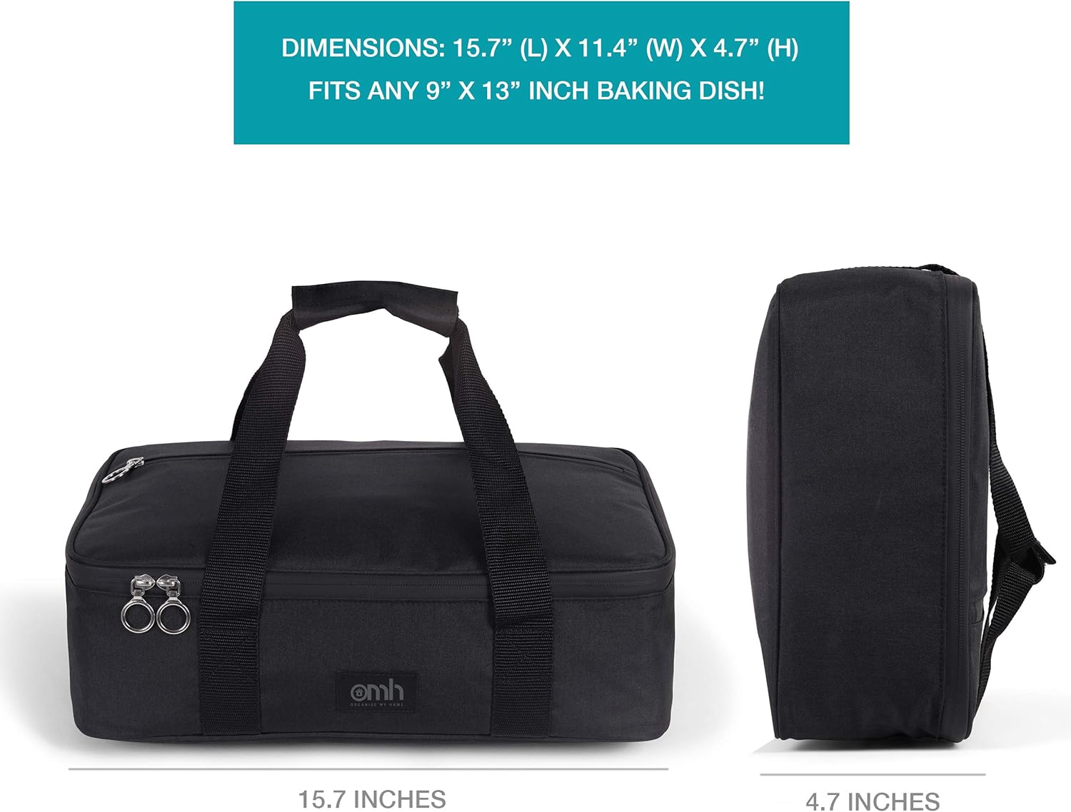 Estuche de transporte aislado para almacenamiento de alimentos fríos o calientes, perfecto para comidas comidas, fiestas, picnics y comidas al aire