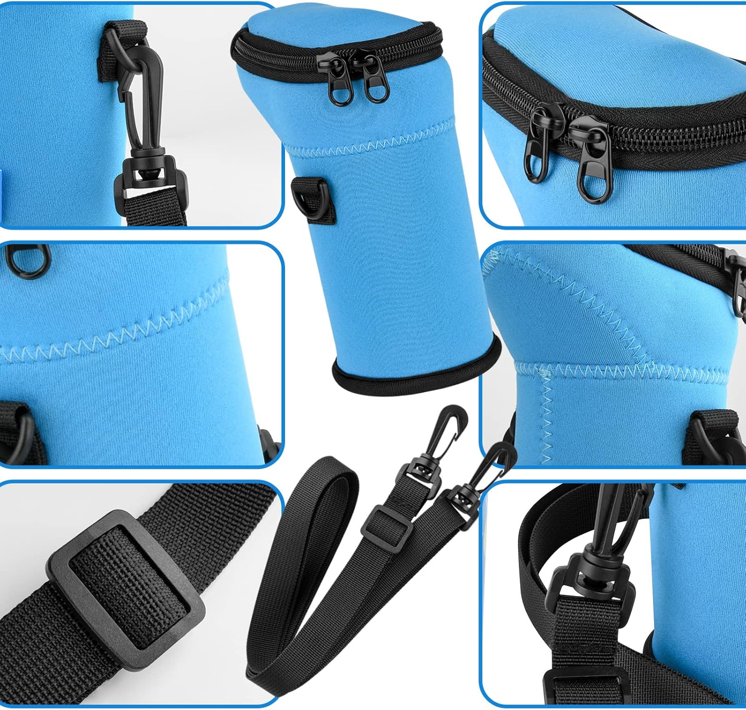 Xxerciz Soporte para botella de agua con correa para botella de agua CamelBak de 14 onzas para niños, bolsa de neopreno aislada, bolsa de transporte