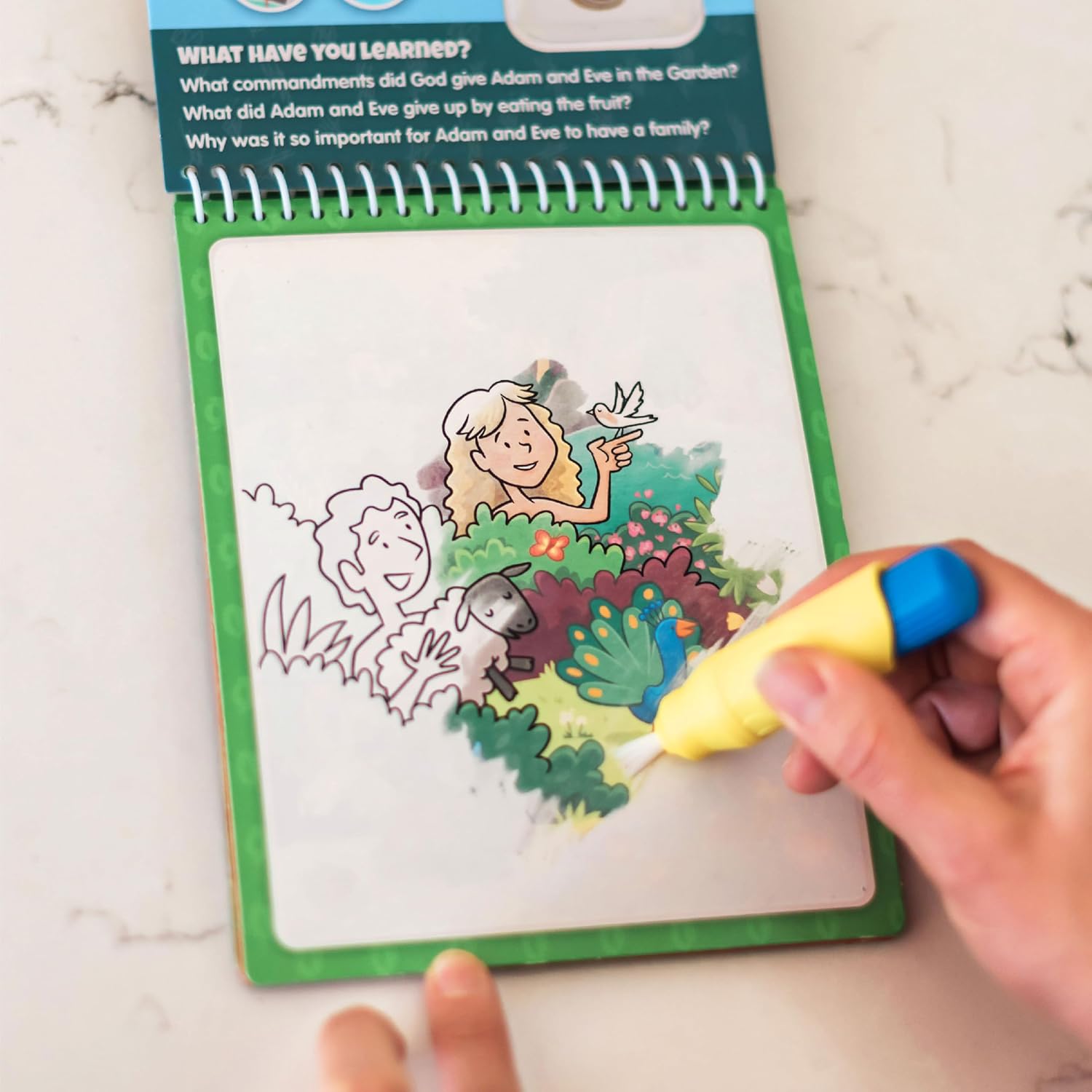 Kanga Toys – Juego de 5 pinceles de agua multicolor, para pintar con pinceles de agua, bolígrafos Wow de repuesto para libros de dibujo o tapetes
