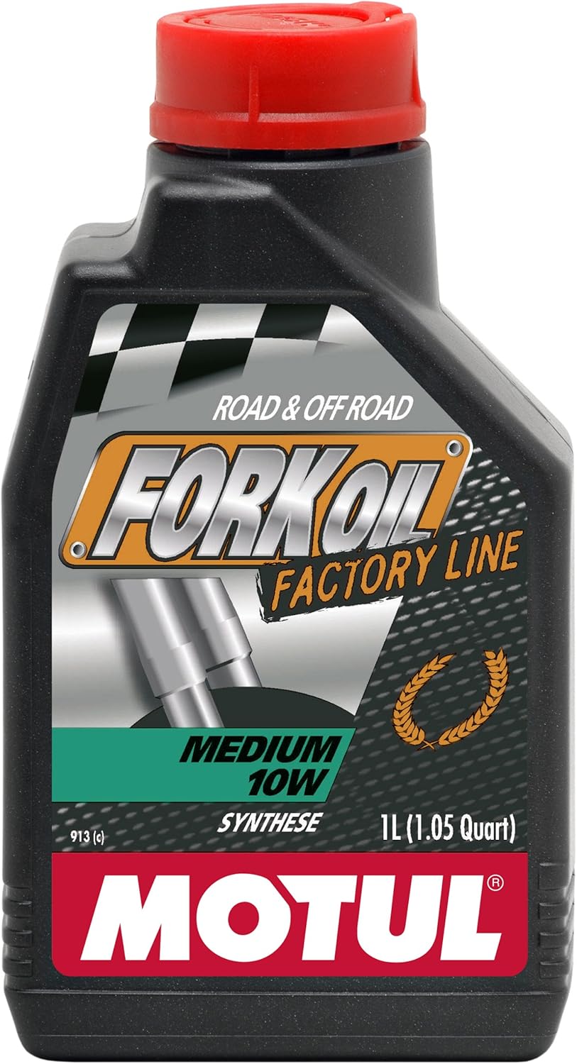 Motul 101125 Línea de fábrica de aceite de horquilla mediana, 1 L (10W)